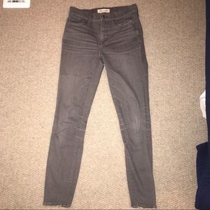 Grey madewell jeans. Barely worn.